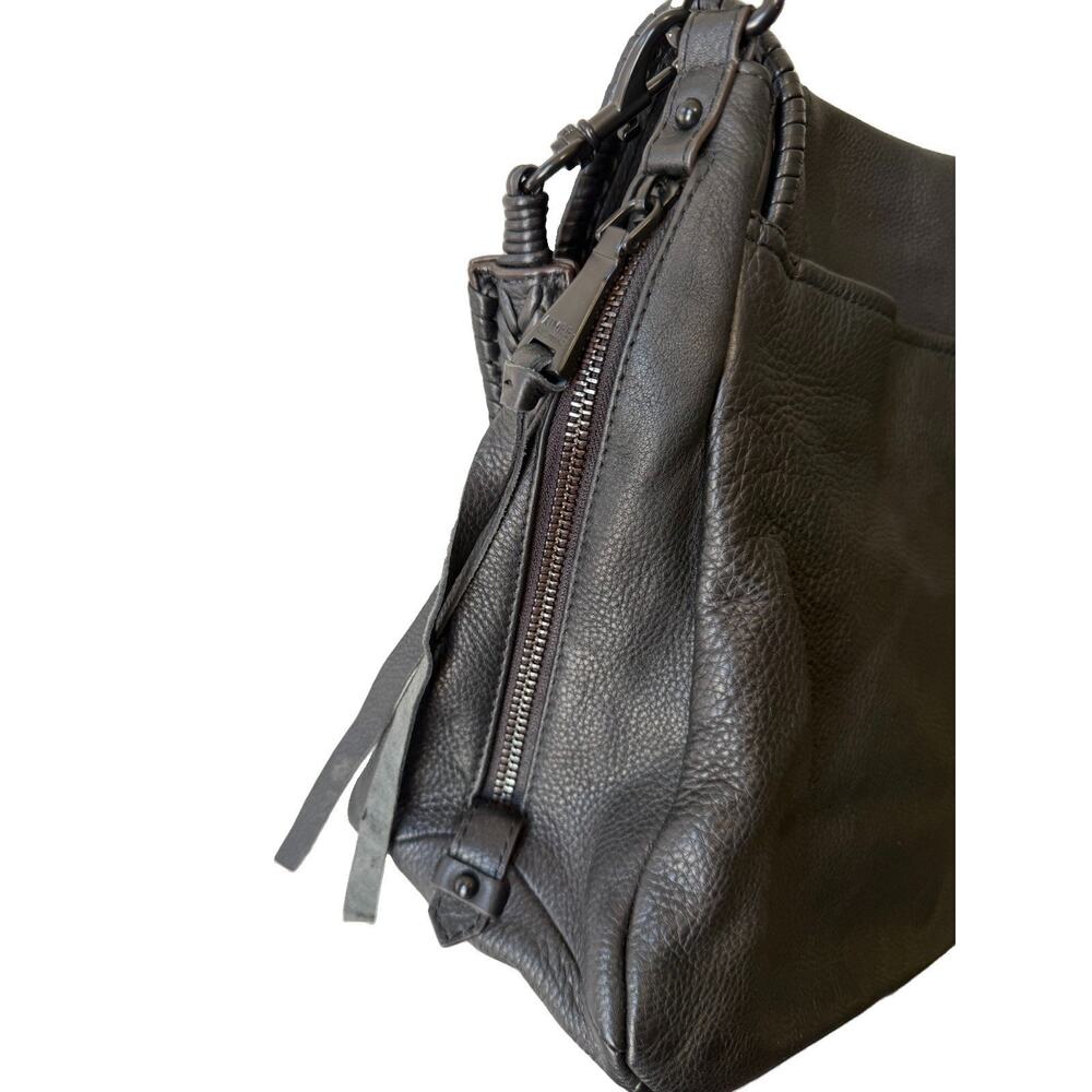 Aimee Kestenberg All For Love Black Leather Convertible Backpack Shoulder Bag - Picture 8 of 16